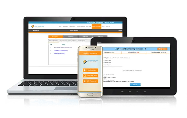 Contractors License Online Study image