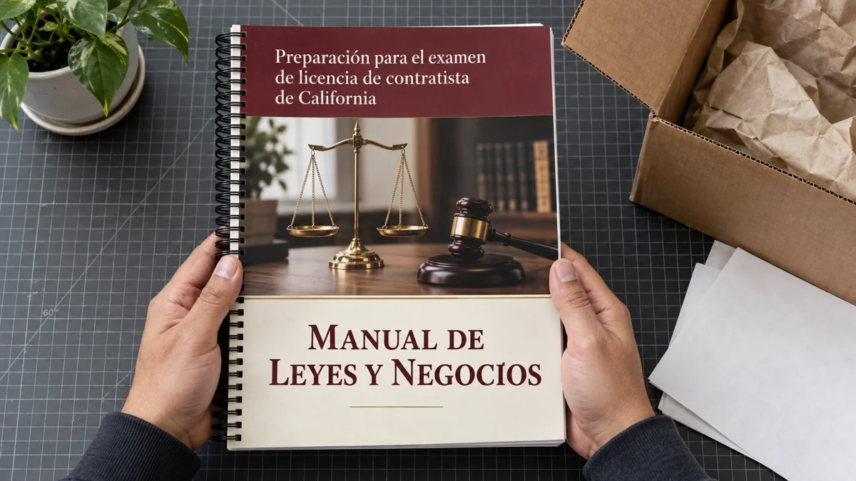 Manual de Leyes y Negocios con portada en español