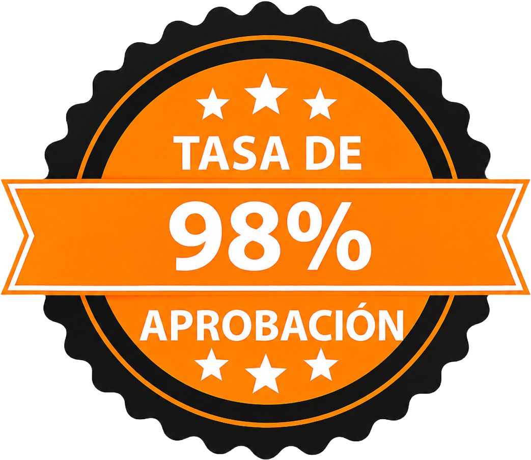 Tasa de aprobación del 98%.