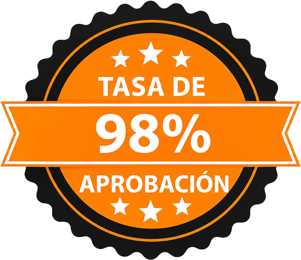 Tasa de aprobación del 98%.
